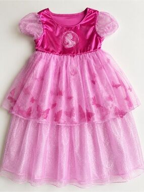Wicked Universal Pink Butterfly Tulle Princess Costume Dress